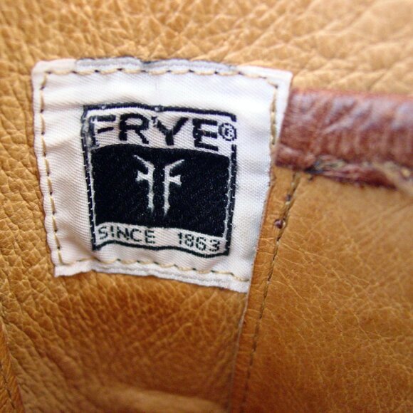 FRYE Veronica RARE Floral Hand-Tooled Embossed Leather Strappy Boots Women's 8 - Picture 12 of 13